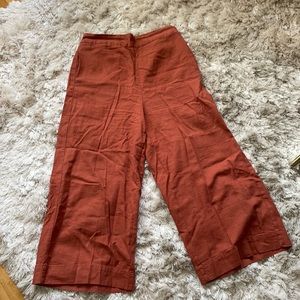 Madewell Pull-on Linen Pants Sz Large/Tall